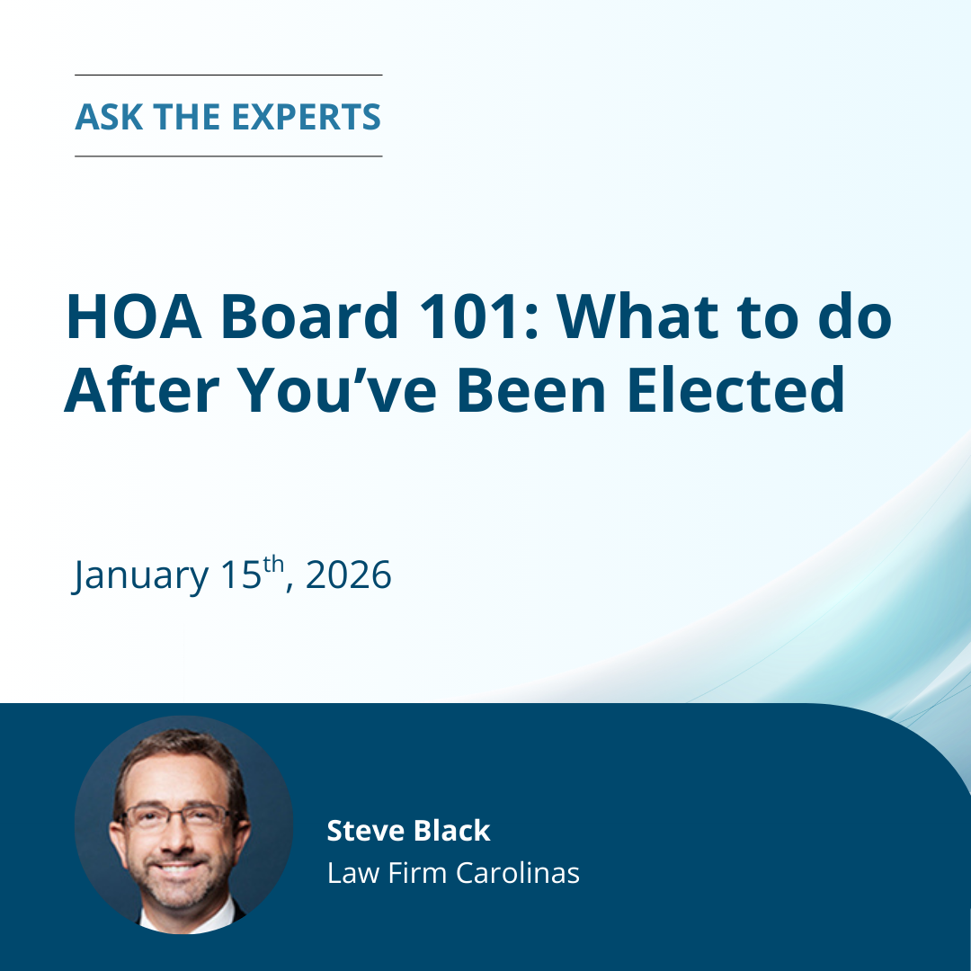 HOA Board 101: What to do After You've Been Elected
